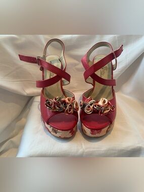 MARILYN MODA Sandals, Wedge Platform, Sz 8